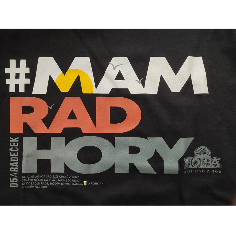 Triko unisex Mám rád hory – Holba
