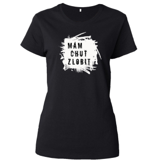 Triko dámské Mám chuť zlobit 2 – černé
