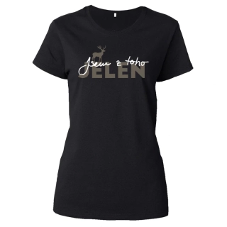 Triko dámské Jsem z toho Jelen