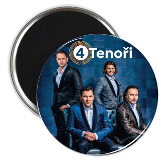 Magnetka 4 Tenoři kulatá